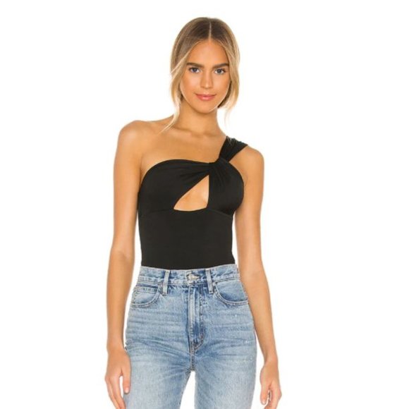 superdown Tops - superdown - Jimena One Shoulder Bodysuit
